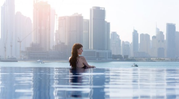 Apartments with private pools for property owners