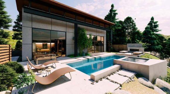 Недавно стало известно о завершении эксклюзивной виллы Framed Allure