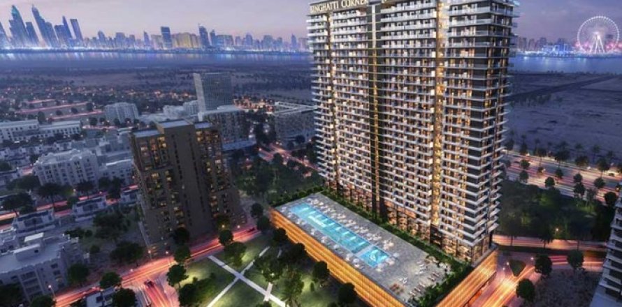 Jumeirah Village Circle、Dubai、UAEにあるマンション 1ベッドルーム、63.63 m2 No590422