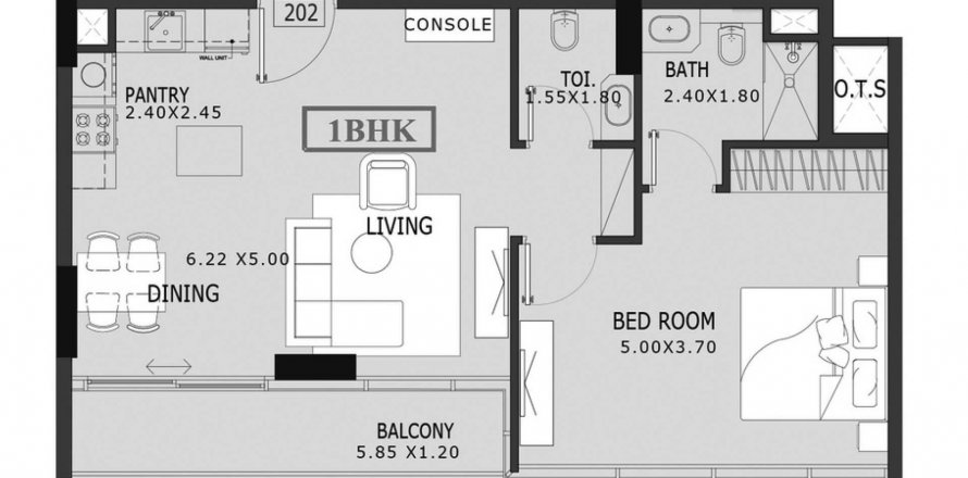 Apartment in Estrella By Nexus in Wadi Al Safa 3, Dubai, UAE 1 bedroom, 70 sq.m. № 576852
