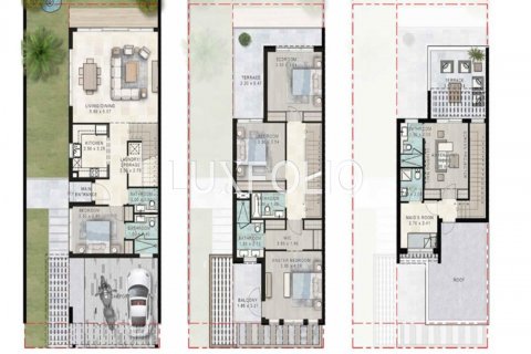 تاون هاوس للبيع في Damac Lagoons، دبي، الإمارات العربية المتحدة 5 غرفة نوم ، 299 متر مربع ، رقم 627562 - صورة 11