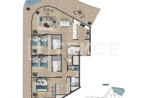 Apartament në Al Marjan Island, Ras Al Khaimah, Emiratet e Bashkuara Arabe 3 dhoma gjumi, 221 m2. № 597768 - Foto 24