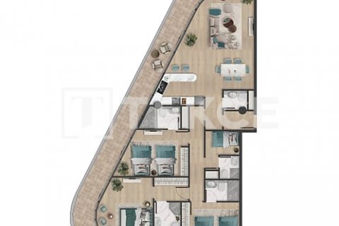 Apartament në Al Marjan Island, Ras Al Khaimah, Emiratet e Bashkuara Arabe 3 dhoma gjumi, 221 m2. № 597768 - Foto 23