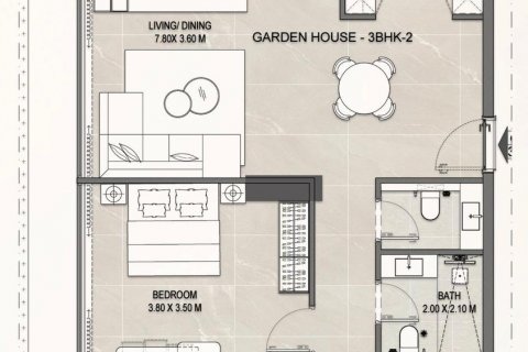 Apartament në Dubai, Emiratet e Bashkuara Arabe 3 dhoma gjumi, 189 m2. № 610663 - Foto 6