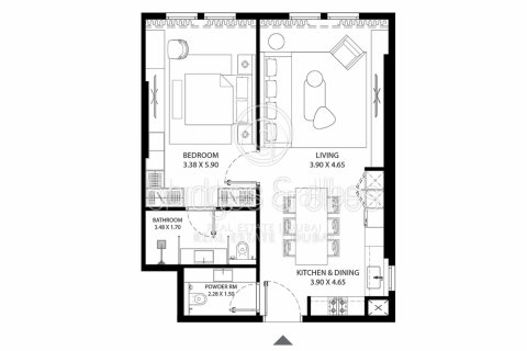 Apartament de vânzare în Dubai, EAU 1 dormitor, 74 mp.  №625146 - poză 21
