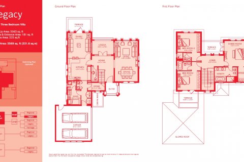 阿联酋 Dubai Jumeirah Park 待租 : 3 卧, 285 平方米 , 编号590270 - 照片 19