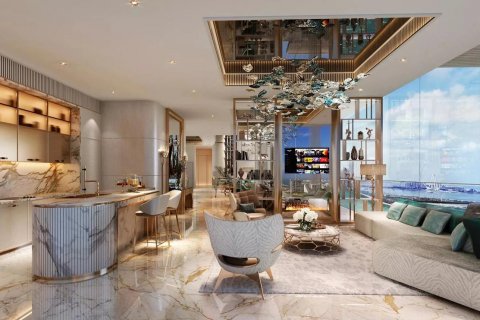 Apartament në Dubai Harbour, Emiratet e Bashkuara Arabe 1 dhomë gjumi, 76.01 m2. № 611560 - Foto 3