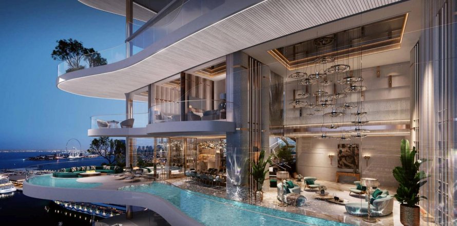 Apartament në Dubai Harbour, Emiratet e Bashkuara Arabe 1 dhomë gjumi, 79.55 m2. № 611559
