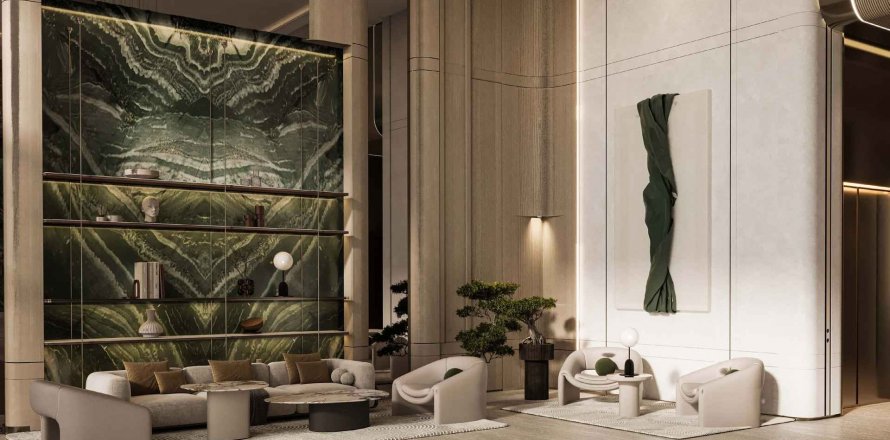 Byt v Binghatti Amberhall v Jumeirah Village Circle, Dubai, SAE 2 ložnice, 117.61 m² Č.: 575764