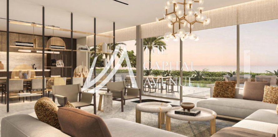 Vila di Al Hudayriat Island, Abu Dhabi, UAE 7 bilik tidur, 1485 meter persegi № 604942