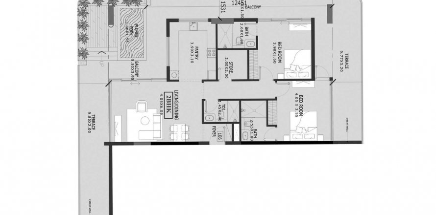 Byt v Estrella By Nexus v Wadi Al Safa 3, Dubai, SAE 2 ložnice, 196.4 m² Č.: 576858