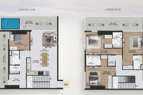 Apartament në Dubai, Emiratet e Bashkuara Arabe 2 dhoma gjumi, 123 m2. № 550421 - Foto 12
