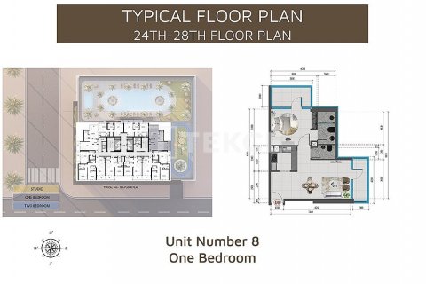Byt v Jumeirah Village Triangle, Dubai, SAE 1 ložnice, 71 m² Č.: 570603 - fotografie 14