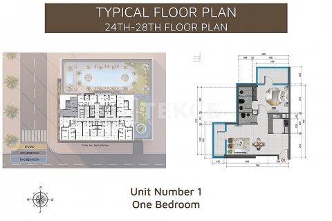 Byt v Jumeirah Village Triangle, Dubai, SAE 2 ložnice, 90 m² Č.: 570604 - fotografie 17