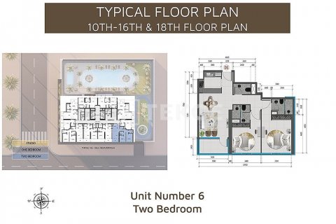 Byt v Jumeirah Village Triangle, Dubai, SAE 2 ložnice, 90 m² Č.: 570604 - fotografie 15