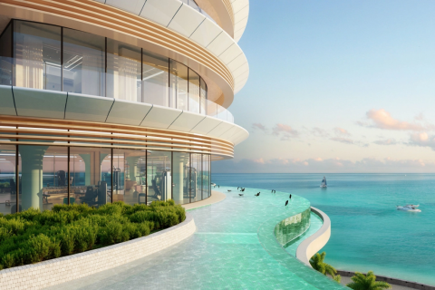 Al Marjan Island, Ras Al Khaimah, UAE의 판매용 아파트 침실 1개, 81제곱미터 번호 611517 - 사진 1
