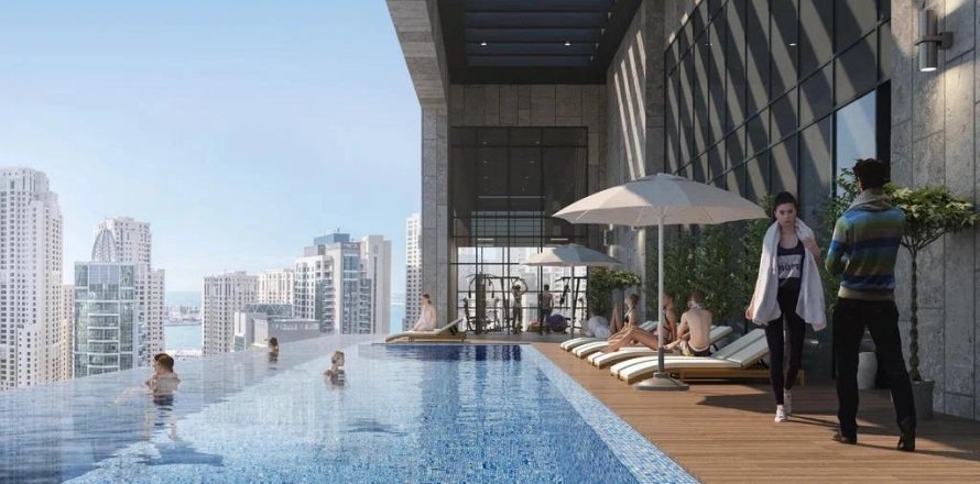 Byt v Dubai Marina, SAE 1 ložnice, 104.78 m² Č.: 611518