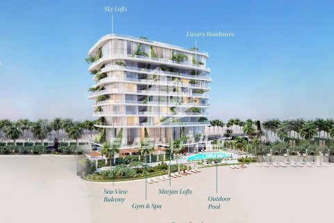 阿联酋 Ras Al Khaimah Al Marjan Island 待售 : 1 卧, 86.9 平方米 , 编号611714 - 照片 5