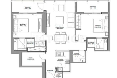 Apartemen di Dubai, UEA 3 kamar tidur, 172 m2 nomor 571002 - foto 6