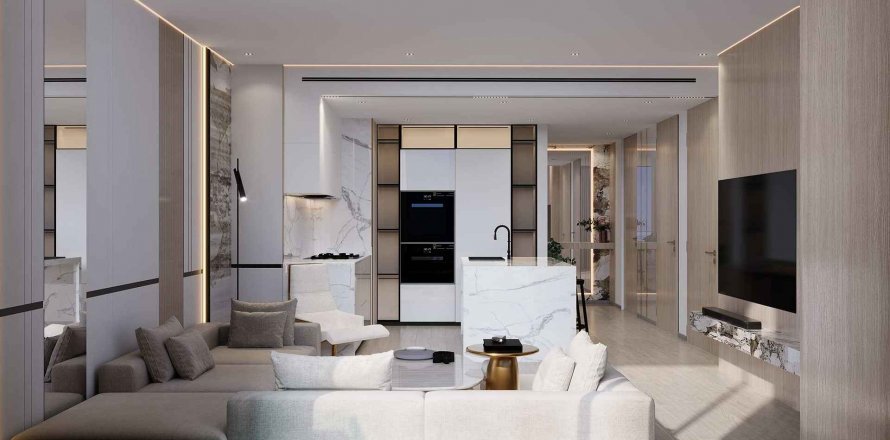 Lakás a Binghatti Royale lakóparkban itt: Jumeirah Village Circle, Dubai, EAE, 1 hálószoba, 75 m², azonosító: 571011
