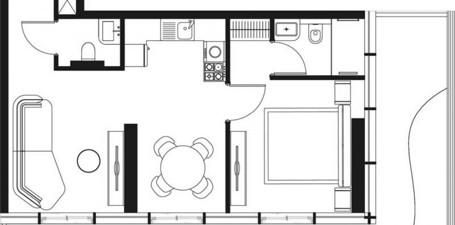 Byt v Trussardi phase 2 v Jebel Ali, Dubai, SAE 1 ložnice, 97.46 m² Č.: 577194