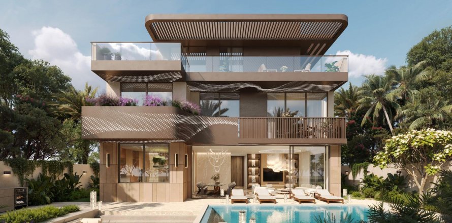 Vilë në Kensington Gardens në International City, Dubai, Emiratet e Bashkuara Arabe 6 dhoma gjumi, 481.03 m2. № 582296