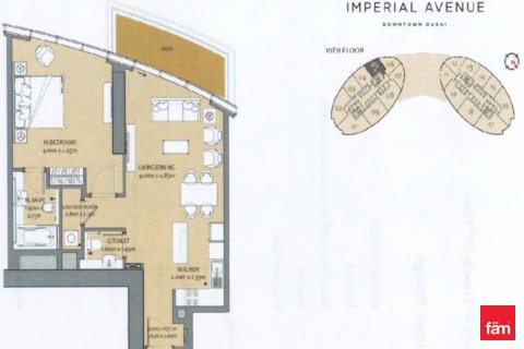 Apartament na sprzedaż w Downtown Dubai (Downtown Burj Dubai), Dubai, ZEA 1 sypialnia, 79.8 mkw., nr 625027 - zdjęcie 13