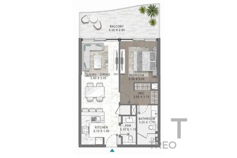 Apartamento en venta en Damac Lagoons, Dubai, EAU 1 dormitorio, 89 m2 № 586510 - foto 11