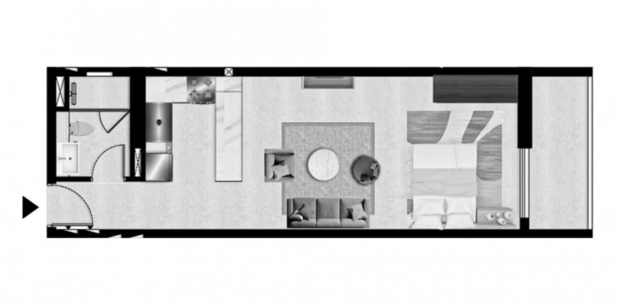 Apartment in ROKANE G25 in Jumeirah Village Circle, Dubai, UAE 44.92 sq.m. № 581206