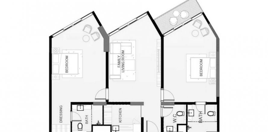 Byt v Playa Viva v Al Marjan Island, Ras Al Khaimah, SAE 2 ložnice, 105.71 m² Č.: 590625