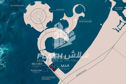 Apartmen di Al Marjan Island, Ras Al Khaimah, UAE 1 bilik tidur, 81.3 meter persegi № 611665 - foto 4
