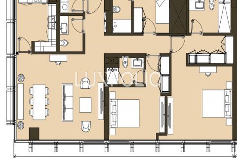 Byt v Business Bay, Dubai, SAE 2 ložnice, 136 m² Č.: 627847 - fotografie 25