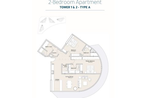 Apartment on the Yas Island, Abu Dhabi, UAE 2 bedrooms, 191.01 sq.m. № 596512 - photo 14