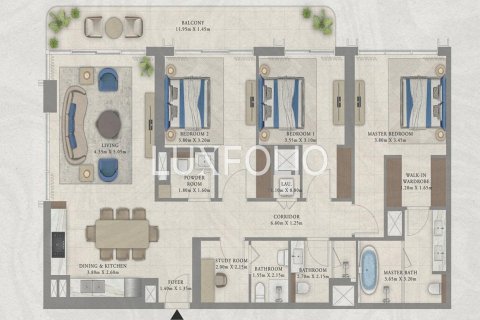 Appartamento in vendita a Mina Rashid, Dubai, EAU 3 camere da letto, 158 mq. № 627830 - foto 17