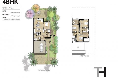 Řadový dům v Town Square, Dubai, SAE 4 ložnice, 225 m² Č.: 586716 - fotografie 12