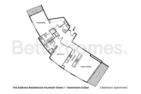 阿联酋 Dubai Downtown Dubai (Downtown Burj Dubai) 待售 : 2 卧, 135 平方米 , 编号611852 - 照片 12