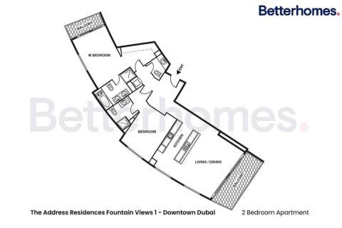 Wohnung zum Verkauf in Downtown Dubai (Downtown Burj Dubai), Dubai, VAE 2 Schlafzimmer, 135 m2 Nr. 611852 - Foto 4