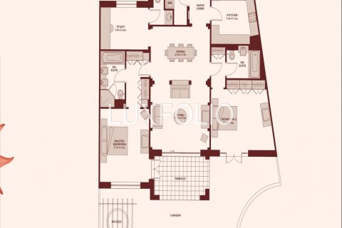 Müüa korter asukohaga Downtown Dubai (Downtown Burj Dubai), AÜE: 2 magamistoaga, 205 m² Nr 627709 - pilt 16