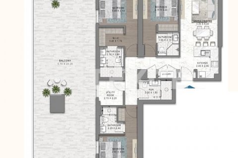 Apartmán v Dubai, SAE 2 spálne, 127 m2 č. 595861 - Fotografia 16