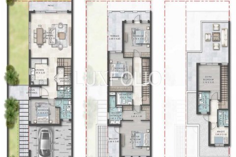 Radový dom v Damac Lagoons, Dubai, SAE 5 spální, 310 m2 č. 627540 - Fotografia 12