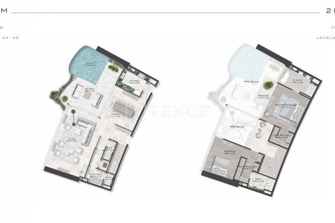 Penthouse në Al Safa, Dubai, Emiratet e Bashkuara Arabe 3 dhoma gjumi, 425 m2. № 576848 - Foto 30