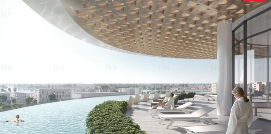 Квартира в Jumeirah Islands, Дубай, ОАЭ 1 спальня, 77.6м2 № 591285
