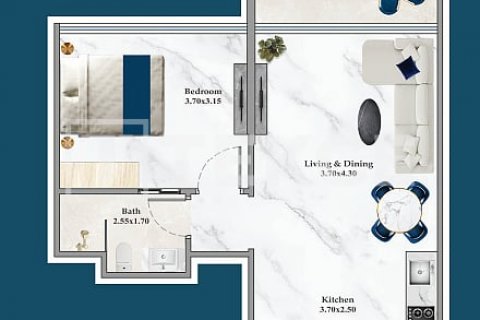 Apartament në Dubai Silicon Oasis, Emiratet e Bashkuara Arabe 2 dhoma gjumi, 74 m2. № 577125 - Foto 26