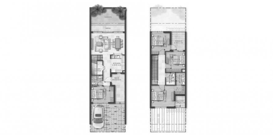 Řadový dům v Damac Islands - Maldives v Dubai Land, SAE 4 ložnice, 205.13 m² Č.: 551520
