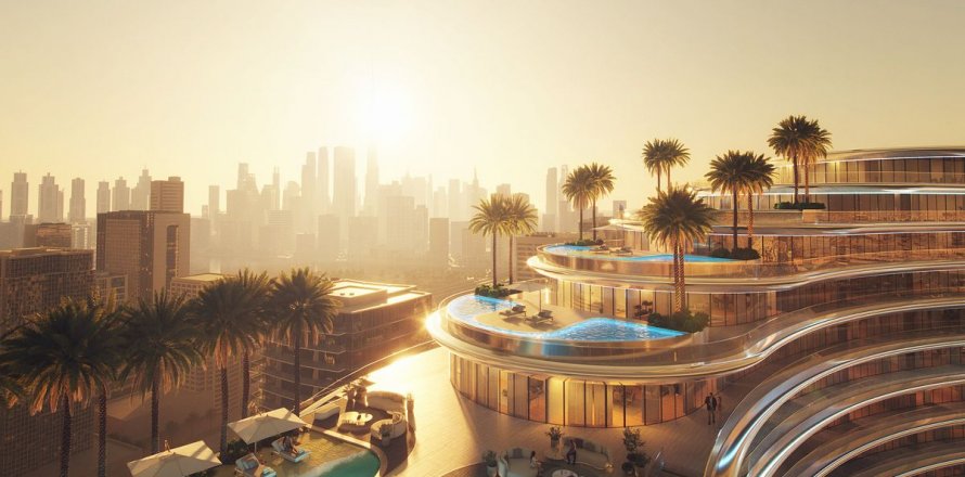 Byt v Business Bay, Dubai, SAE 1 ložnice, 72.7 m² Č.: 610430