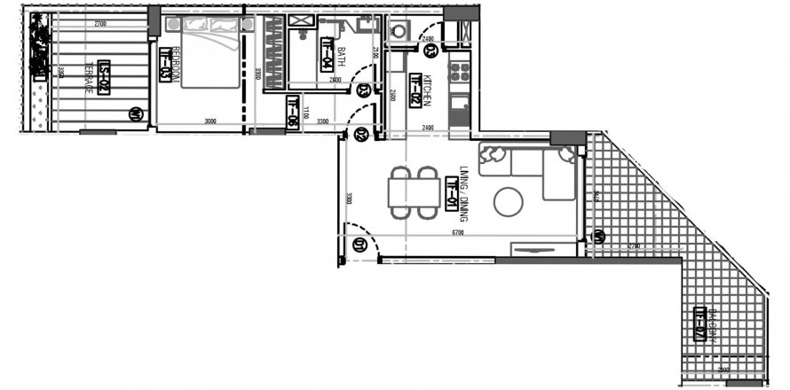 Byt v Laya Courtyard v Dubai Studio City, SAE 1 ložnice, 82.88 m² Č.: 610585