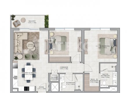 آپارتمان برای فروش در  Dubai Hills Estate، Dubai، امارات متحده عربی  3 خوابه ، 144 متر مربع ، شماره 550418 - تصویر 9