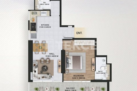 Byt v Dubai, SAE 1 ložnice, 70 m² Č.: 550420 - fotografie 9